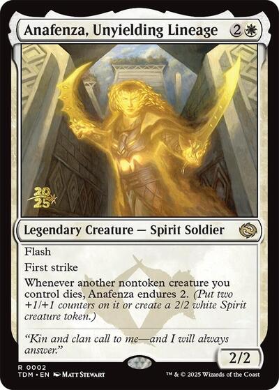 Anafenza, Unyielding Lineage (Promos: Prerelease Cards) Near Mint Foil