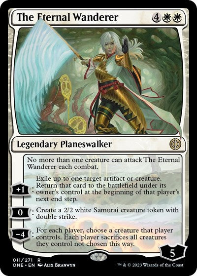 The Eternal Wanderer (Phyrexia: All Will Be One) Light Play