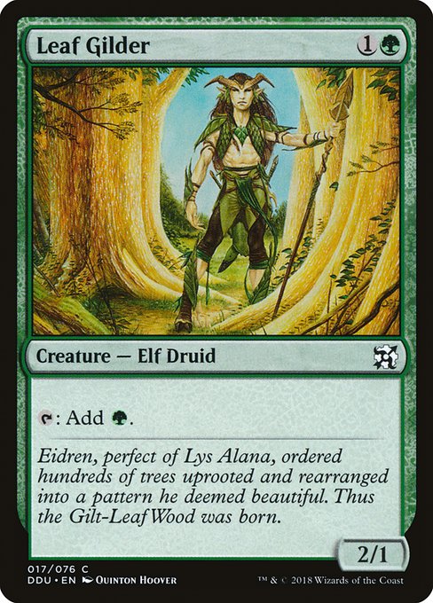 Leaf Gilder (Duel Decks: Elves vs Inventors) Light Play