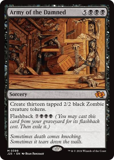 Army of the Damned (Foundations Jumpstart) Light Play