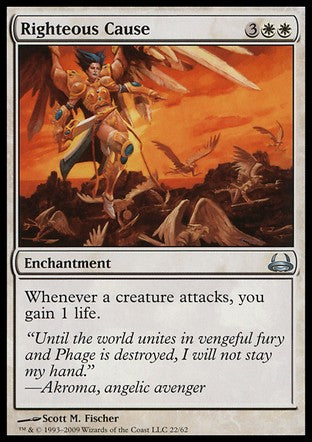 Righteous Cause (Duel Decks: Divine vs Demonic) Light Play