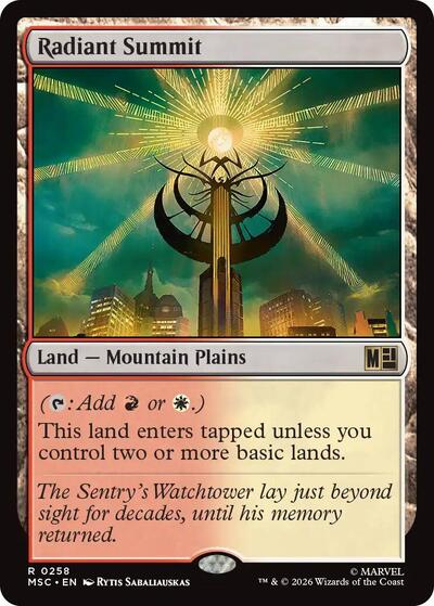 Radiant Summit (Commander: Marvel Super Heroes) Near Mint