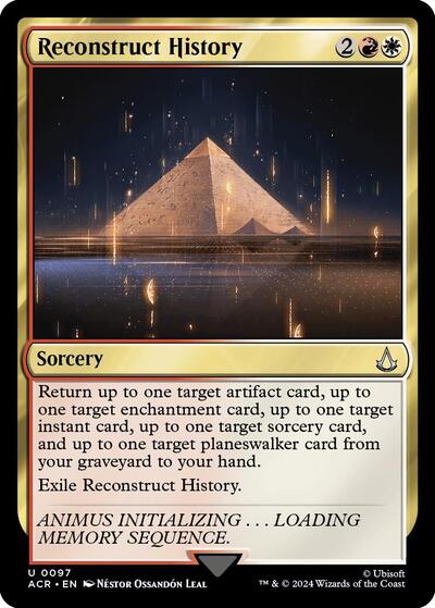Reconstruct History (Universes Beyond: Assassin's Creed) Near Mint Foil