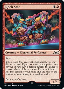 Rock Star (Galaxy Foil) (Unfinity) Near Mint Foil