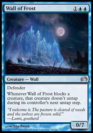 Wall of Frost (Planechase 2012) Medium Play