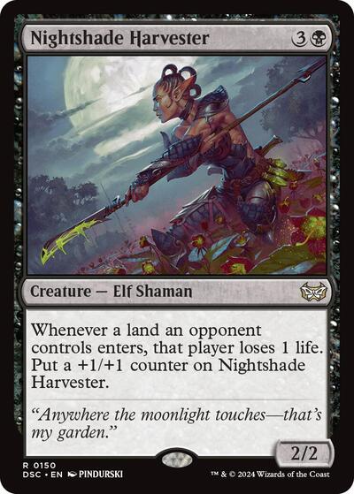 Nightshade Harvester (Commander: Duskmourn: House of Horror) Medium Play