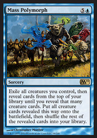 Mass Polymorph (Magic 2011 Core Set) Heavy Play