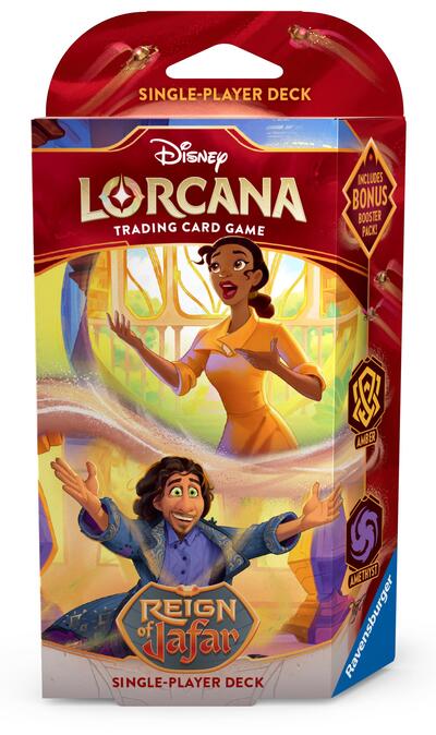 Lorcana Reign of Jafar Starter Deck (Amber Amethyst) Lorcana Reign of Jafar Starter Deck (Amber Amethyst)