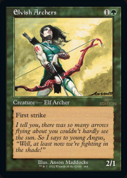Elvish Archers Retro Frame|0|0|0.00