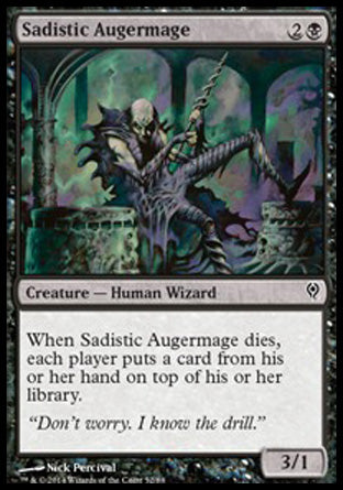 Sadistic Augermage (Duel Decks: Jace vs Vraska) Medium Play