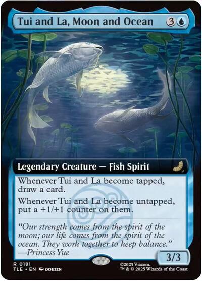 Tui and La, Moon and Ocean (Extended Art) (Avatar: The Last Airbender: Eternal-Legal) Near Mint Foil