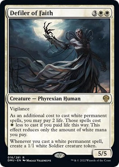 Defiler of Faith (Dominaria United) Medium Play Foil