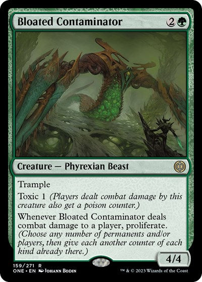 Bloated Contaminator (Phyrexia: All Will Be One) Light Play Foil