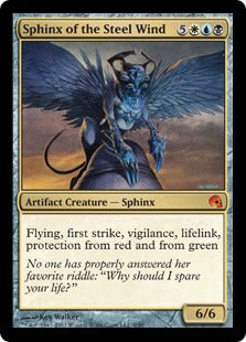 Sphinx of the Steel Wind (Premium Deck Series: Graveborn) Medium Play Foil