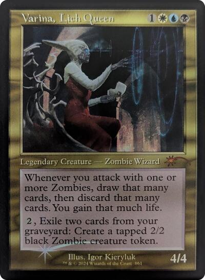 Varina, Lich Queen (Retro Frame) (Secret Lair) Near Mint Foil