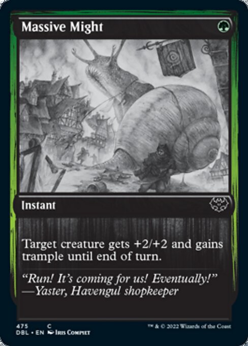Massive Might (Innistrad: Double Feature) Light Play