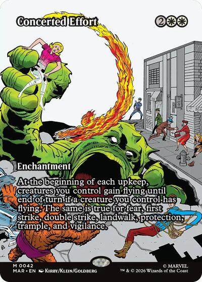 Concerted Effort (Borderless) (Marvel Eternal-Legal) Near Mint