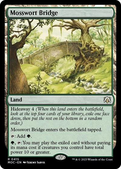Mosswort Bridge (Commander: March of the Machine) Near Mint