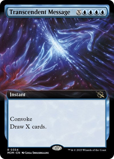 Transcendent Message (Extended Art) (March of the Machine) Near Mint Foil