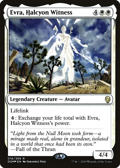 Evra, Halcyon Witness (Promos: Prerelease Cards) Light Play Foil