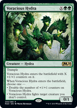 Voracious Hydra (Magic 2020 Core Set) Heavy Play