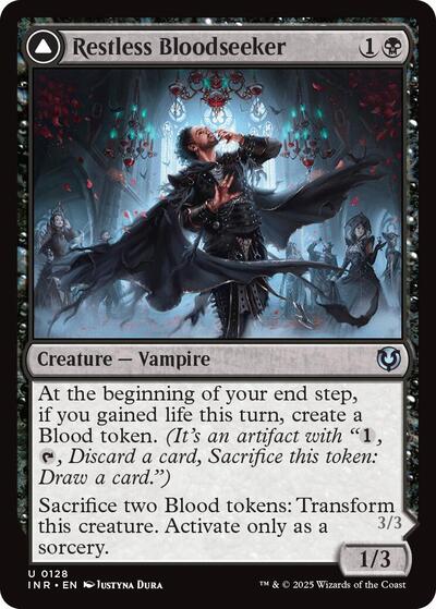 Restless Bloodseeker (Innistrad Remastered) Light Play