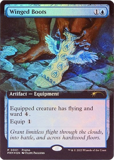 Winged Boots (Media Promos) Near Mint Foil