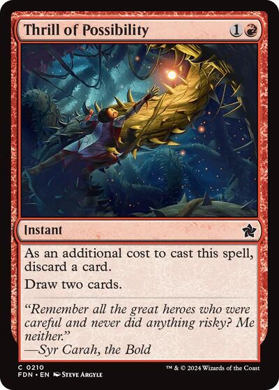 Thrill of Possibility (Foundations) Light Play Foil