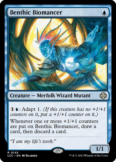 Benthic Biomancer (Commander: The Lost Caverns of Ixalan) Light Play