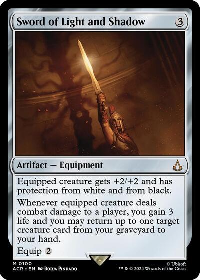Sword of Light and Shadow (Universes Beyond: Assassin's Creed) Damaged / Poor