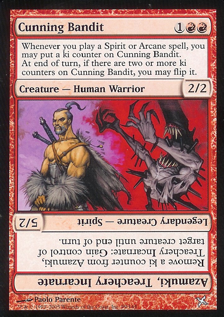 Cunning Bandit (Betrayers of Kamigawa) Heavy Play