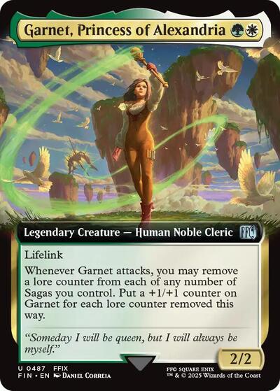 Garnet, Princess of Alexandria (Extended Art) (Universes Beyond: FINAL FANTASY) Near Mint