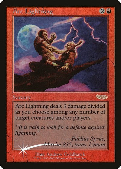 Arc Lightning (Promos: Arena) Light Play Foil