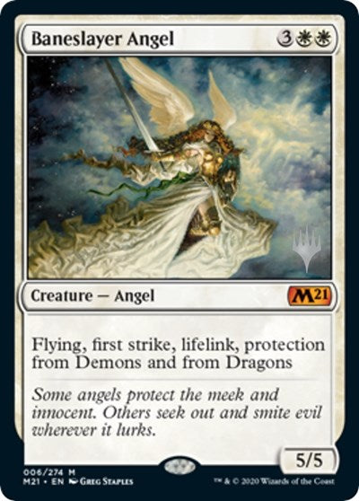 Baneslayer Angel (Promo Pack: Core Set 2021) Medium Play Foil