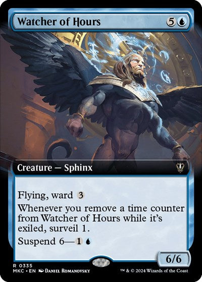 Watcher of Hours (Extended Art) (Commander: Murders at Karlov Manor) Light Play