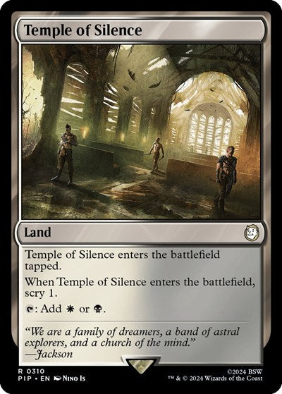 Temple of Silence (Universes Beyond: Fallout) Light Play Foil