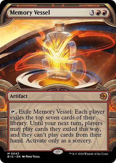 Memory Vessel (Showcase) (Outlaws of Thunder Junction: The Big Score) Near Mint Foil
