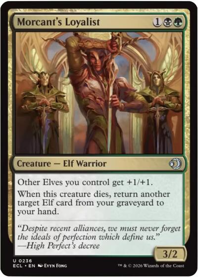 Morcant's Loyalist (Lorwyn Eclipsed) Near Mint Foil