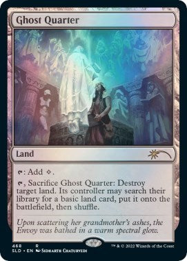 Ghost Quarter 468 (Secret Lair) Light Play