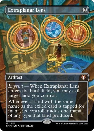 Extraplanar Lens (Borderless) (Commander Masters) Near Mint Foil