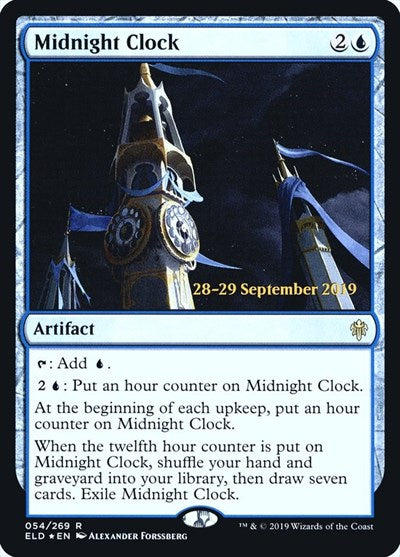 Midnight Clock (Promos: Prerelease Cards) Light Play Foil