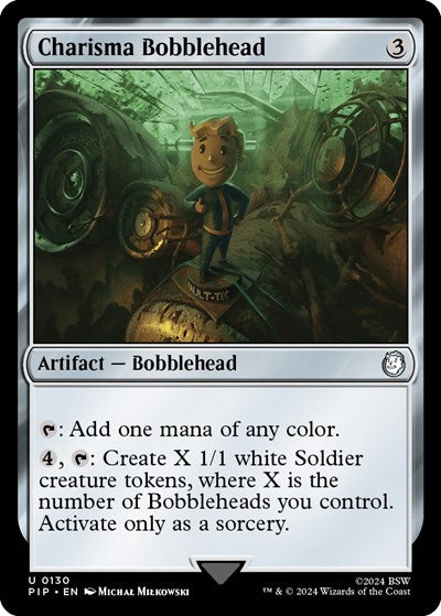 Charisma Bobblehead (Universes Beyond: Fallout) Light Play Foil