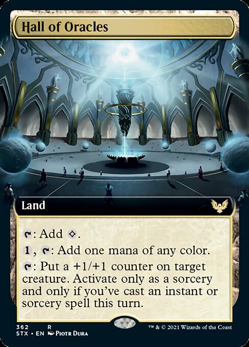 Hall of Oracles (Extended Art) (Strixhaven) Light Play Foil
