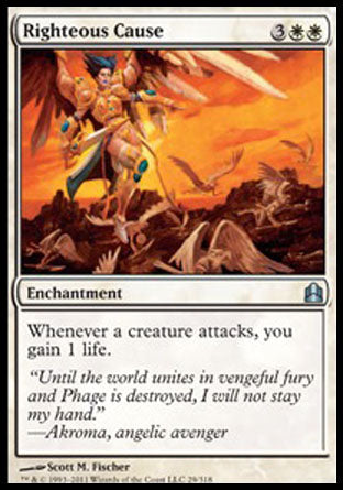 Righteous Cause (Commander) Medium Play