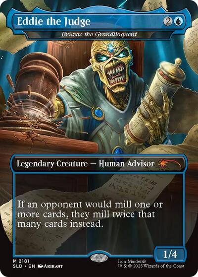 Eddie the Judge - Bruvac the Grandiloquent (Secret Lair) Near Mint