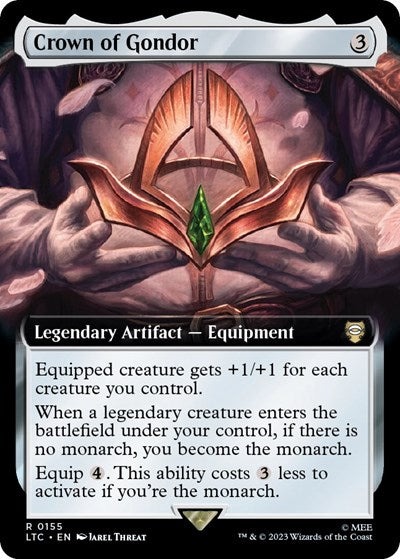Crown of Gondor (Extended Art) (Commander: The Lord of the Rings: Tales of Middle-earth) Light Play