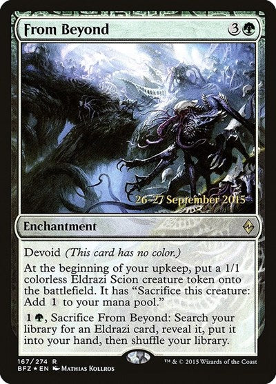 From Beyond (Promos: Prerelease Cards) Near Mint Foil
