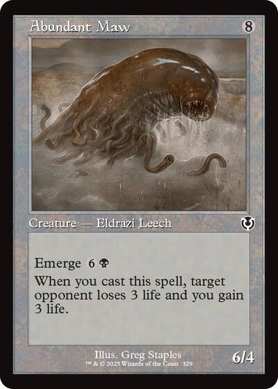 Abundant Maw (Retro Frame) (Innistrad Remastered) Near Mint Foil