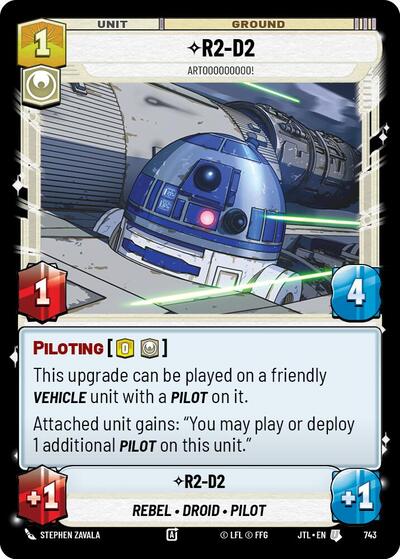R2-D2 Artooooooooo! (Foil) (Jump to Lightspeed) Near Mint Foil