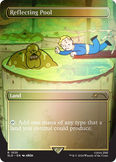 Reflecting Pool (Rainbow Foil) (Secret Lair) Light Play Foil